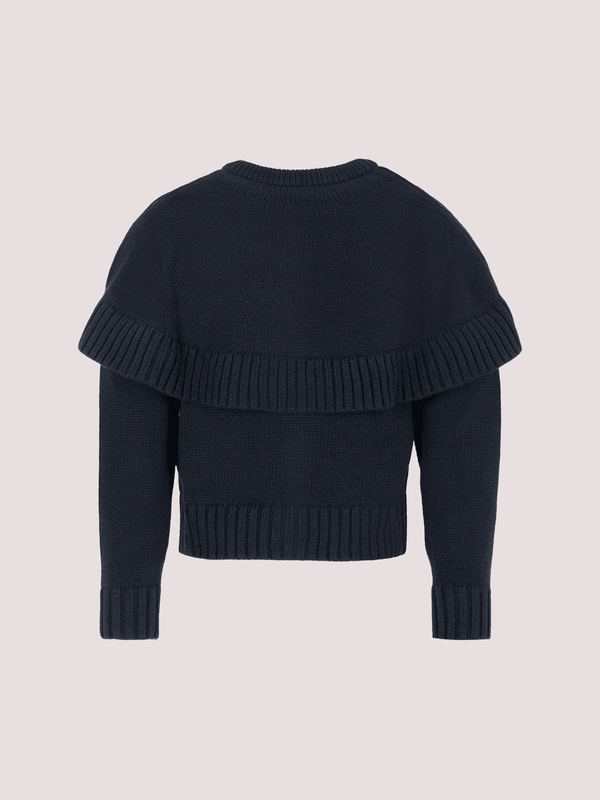 Cardigan blu  con logo C20639 /859 CHLOE 