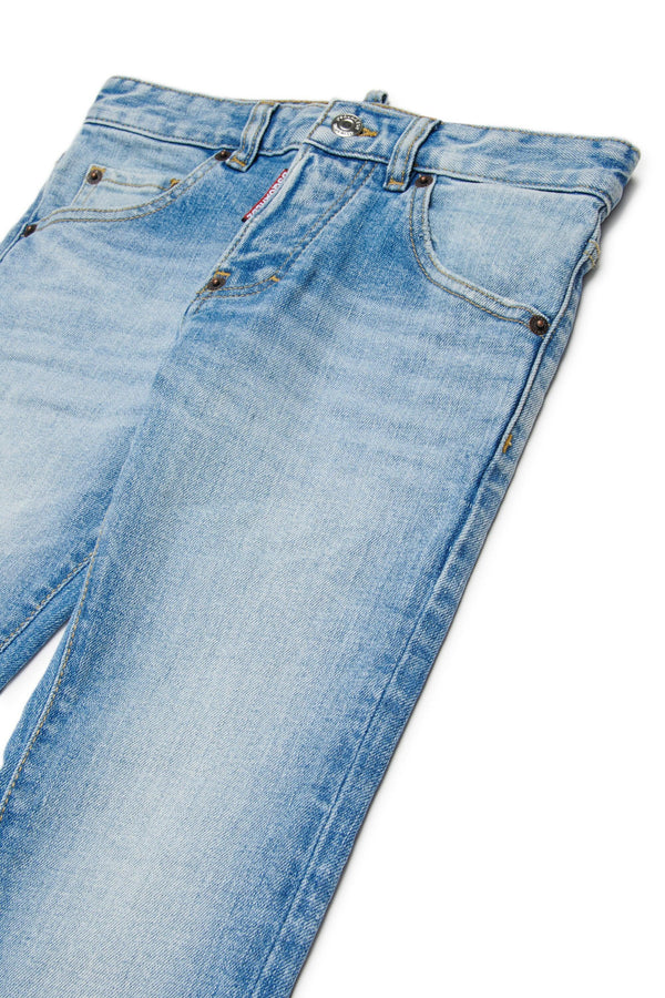 Jeans slim fit lavaggio blu chiaro - Cool Guy DQ3281 D0AF3 /DQ01 DSQUARED2 JUNIOR 