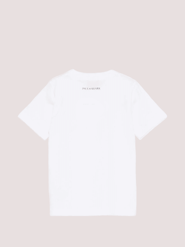 T-shirt con logo ricamato WUM004 LAA54 /10101 PAUL & SHARK 