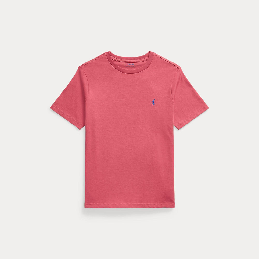 T-shirt in jersey di cotone con scollo a girocollo 323832904 /512 POLO RALPH LAUREN 