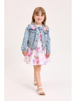 Giacca denim Floreale 19G102 7015 / MONNALISA 