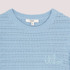Maglione con logo ricamato C21225 /80J CHLOE 