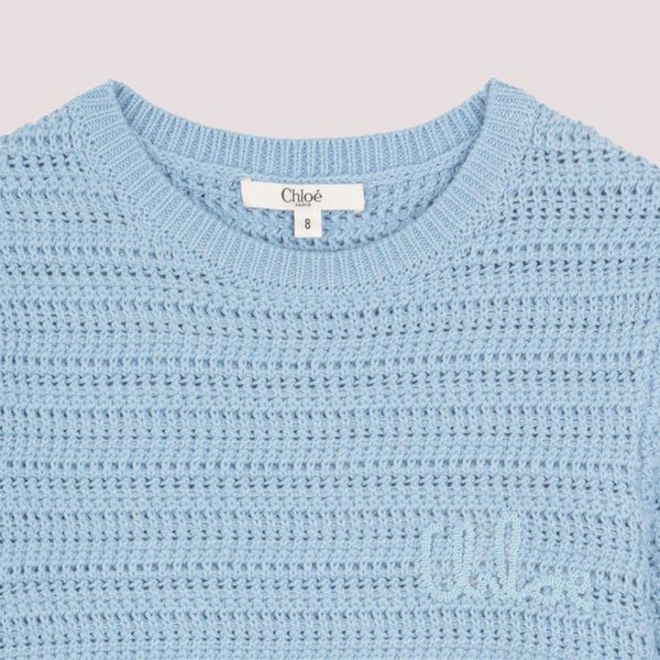 Maglione con logo ricamato C21225 /80J CHLOE 