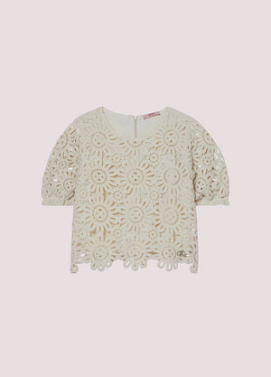 Top in macramè GA6058 MA051 /60924 LIU JO 