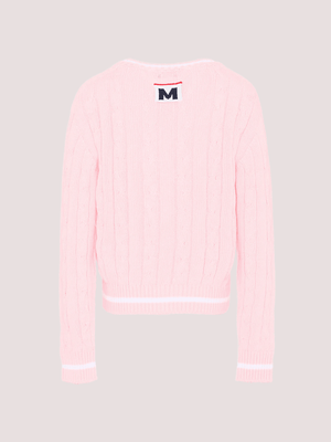 Maglione a trecce S6MSJUJP286 /MS076 MSGM KIDS 