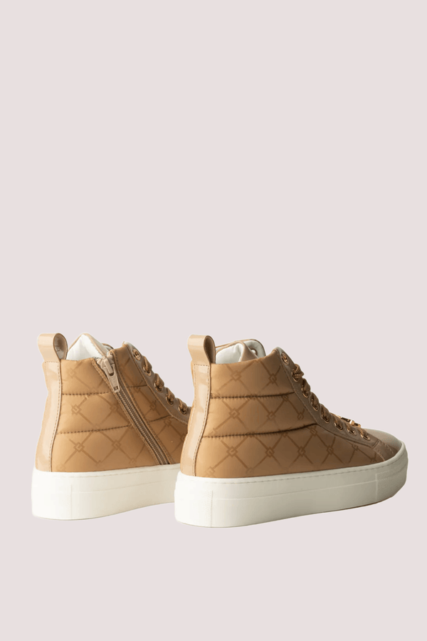 Sneakers alte in vernice honey F4A9 E0359 1851 /C007 ELISABETTA FRANCHI La Mia Bambina 