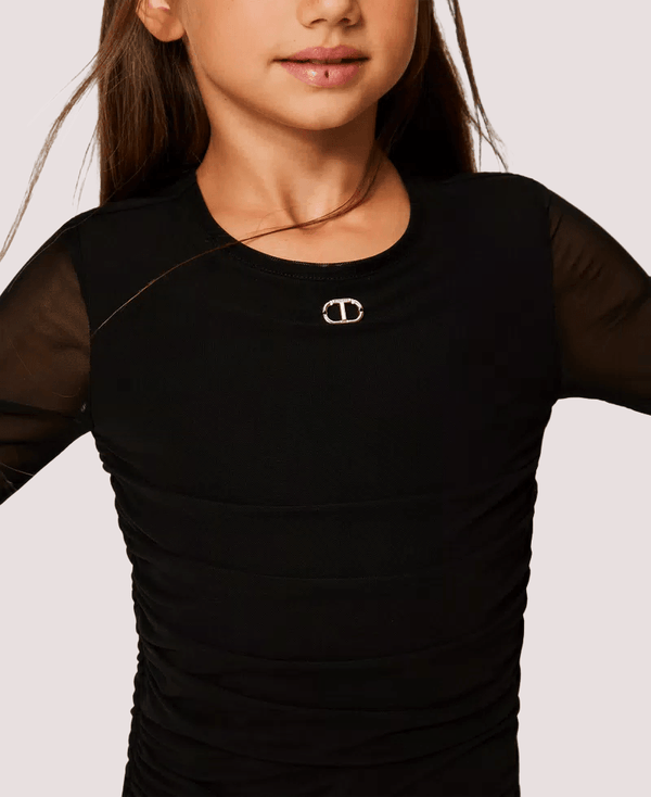 Abito corto in tulle con arricciatura 252GJ2312 /6 TWINSET 