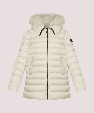 Piumino con ampio cappuccio in pelliccia PKK215501181967 /983 PEUTEREY 