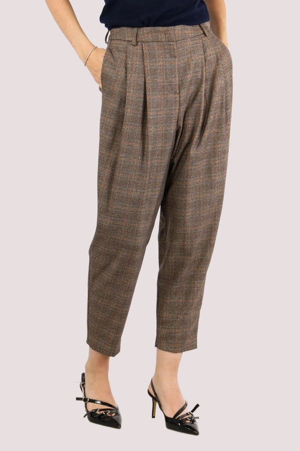 Pantalone in tessuto galles 107872 /KAKI F. ANNARITA N 