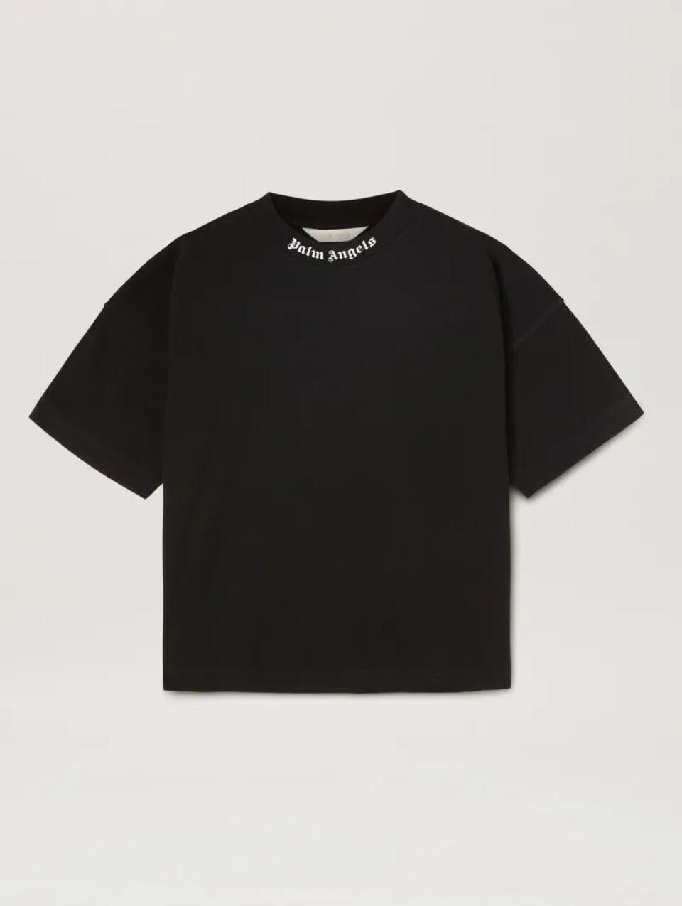 Classic and overlogo t-shirt PBAA002S26JER001 /110 PALM ANGELS 