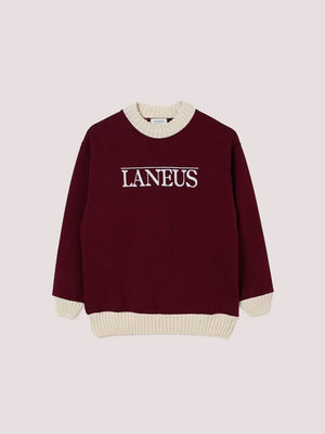 Maglia a girocollo con logo Laneus F5LKJUSW065 /39 LANEUS KIDS 