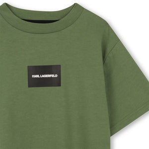 T--shirt con stampa Z31101 /68J KARL LAGERFELD 