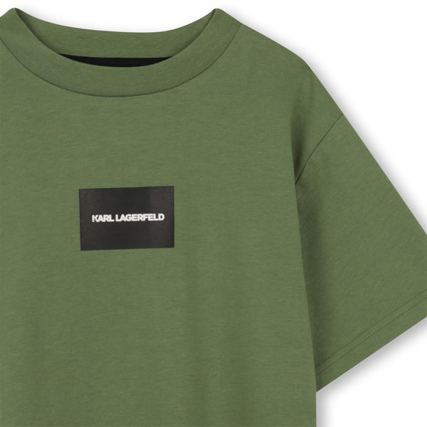 T--shirt con stampa Z31101 /68J KARL LAGERFELD 
