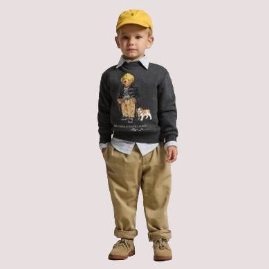 Felpa in pile melange polo bear 322979490 /1 POLO RALPH LAUREN 