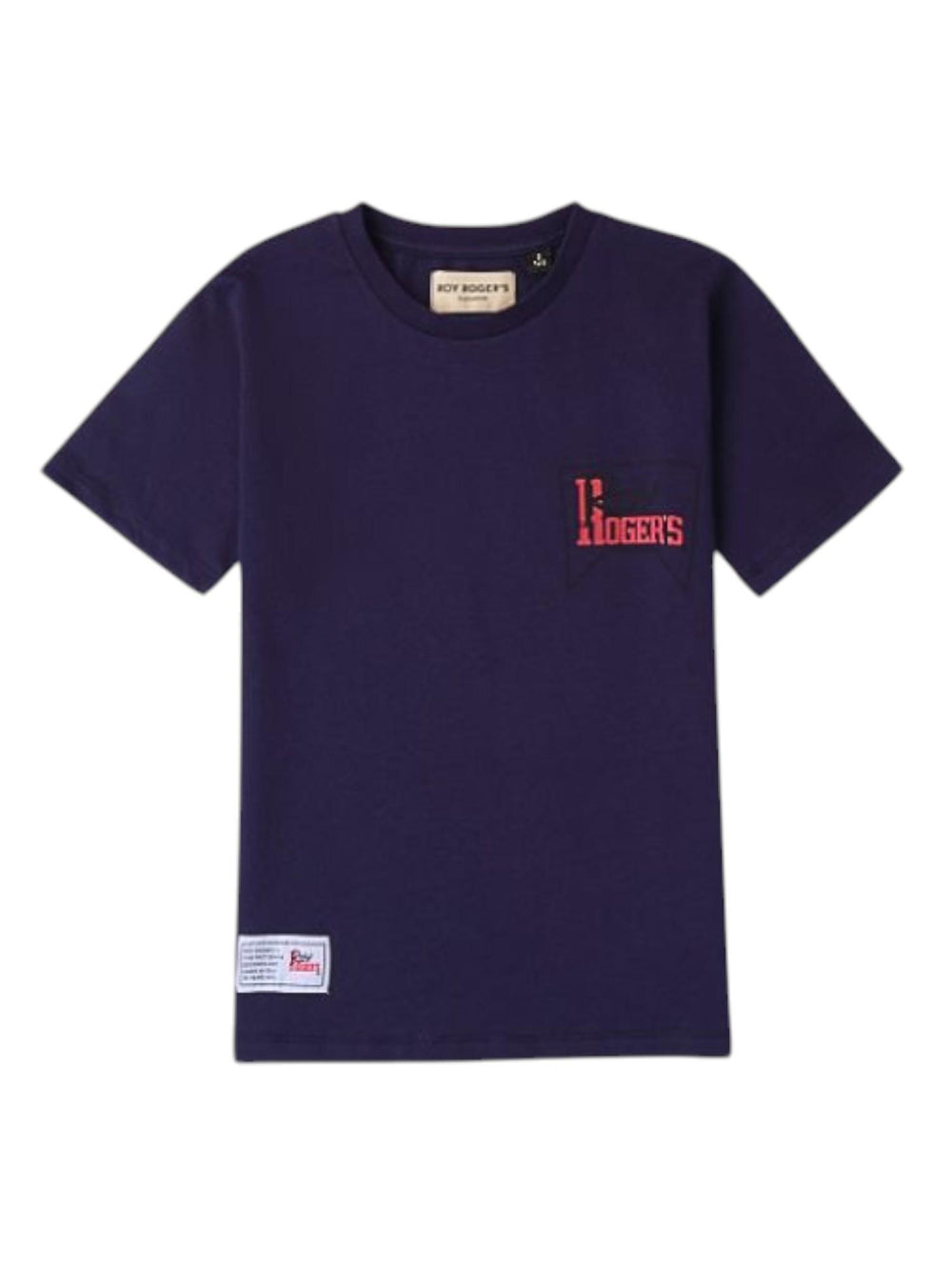 T-shirt bambino blu navy con logo
