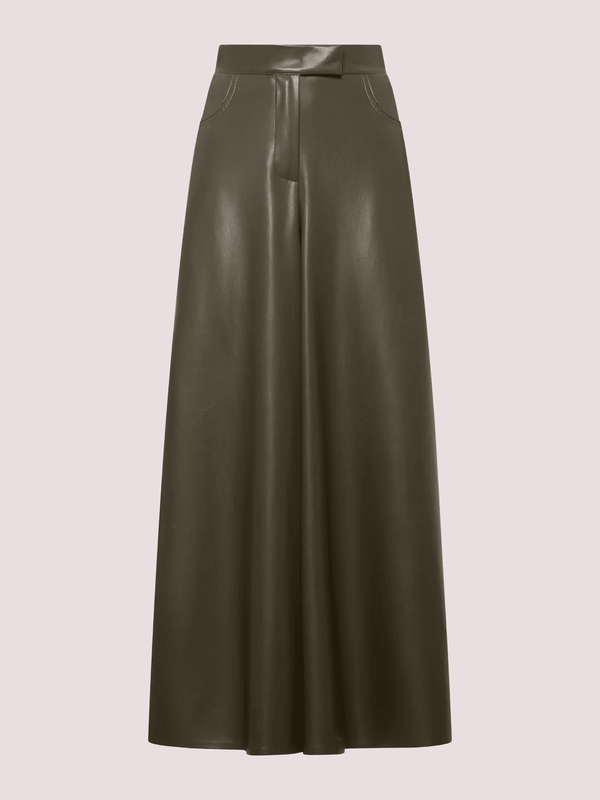 Pantagonna gamba ampia in ecopelle vegana A25CPPG00101 /V0164 SIMONA CORSELLINI 