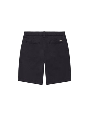 Shorts bambino blu navy in cotone stretch