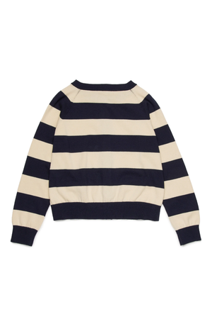 Cardigan a righe con logo MX0296 MX00Z /MX854 MAX&CO KID 