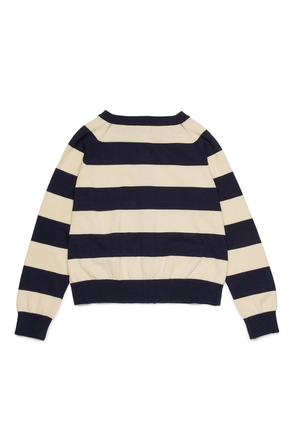 Cardigan a righe con logo MX0296 MX00Z /MX854 MAX&CO KID 