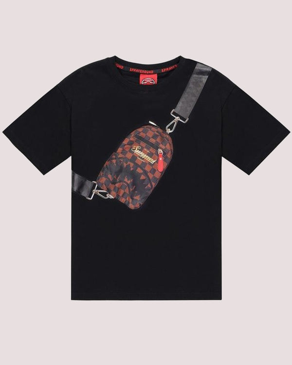 Takeover the throne backpack sling black t-shirt SPY1361 /BLACK SPRAYGROUND 