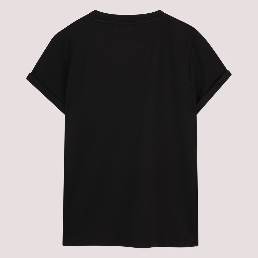 T-shirt con logo in paillettes D62694 /09B DKNY 