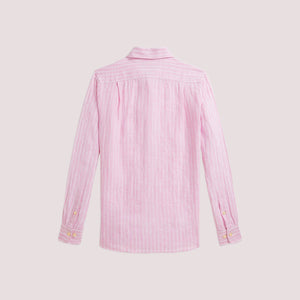 Camicia in lino a righe 323A13343 /001 POLO RALPH LAUREN 