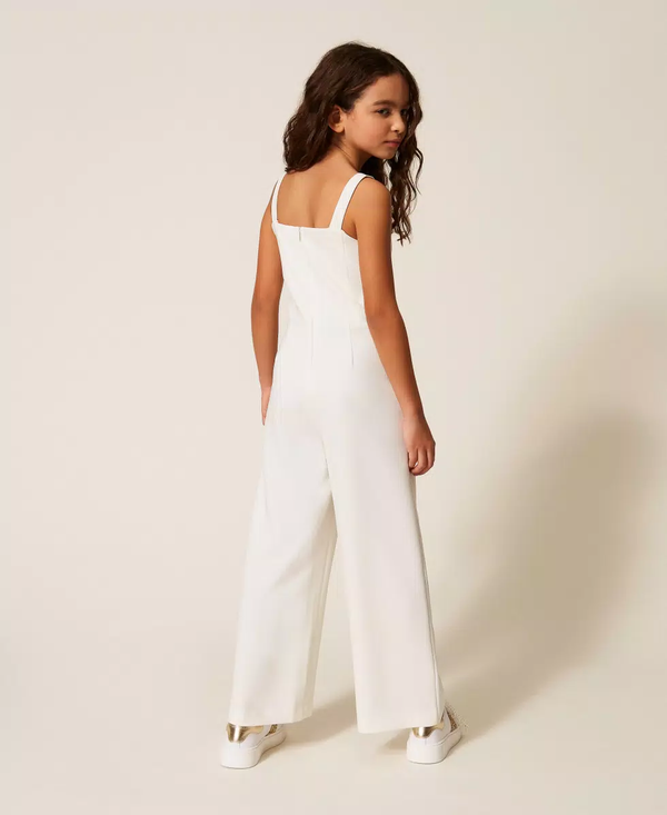 Pantaloni flare in crêpe con spacchi 261GJ2Q51 /526 TWINSET 