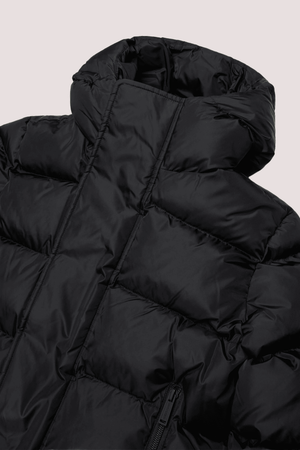 Giacca imbottita corta con cappuccio e logo DQ1090 D00BN /DQ900 DSQUARED2 JUNIOR 