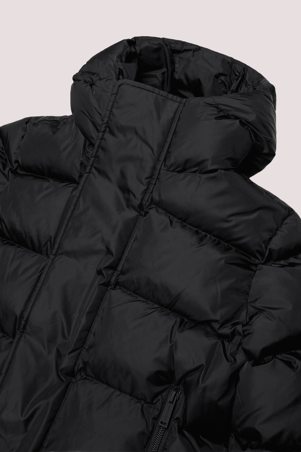 Giacca imbottita corta con cappuccio e logo DQ1090 D00BN /DQ900 DSQUARED2 JUNIOR 