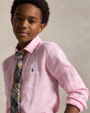 Camicia in lino 323967600 /002 POLO RALPH LAUREN 