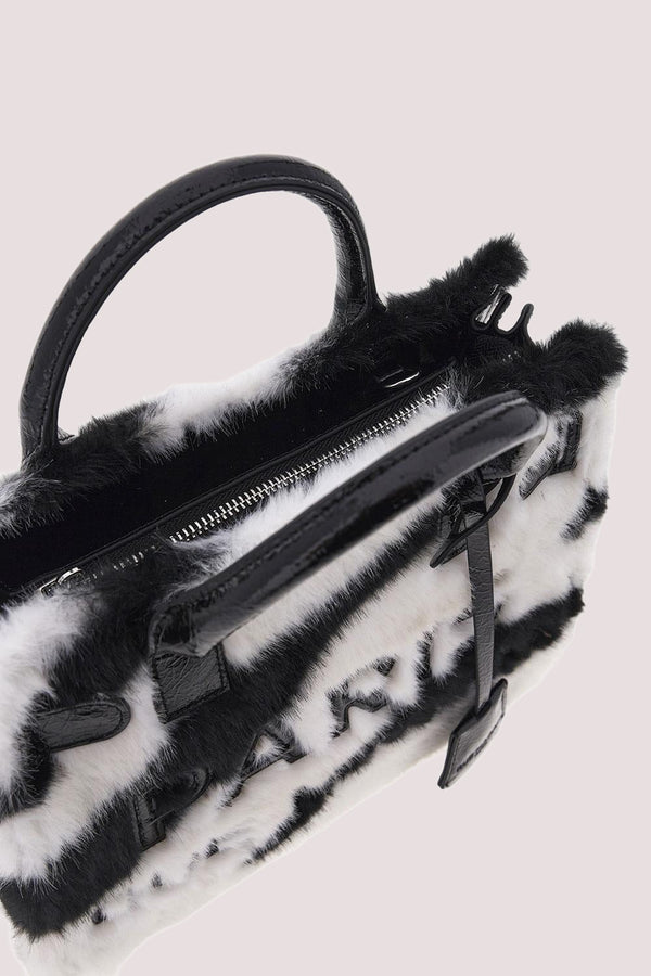 Alaska mini tote 1510 /UNICA/FUR ZEBRA RUE MADAM PARIS 