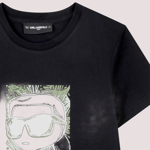 T-shirt con stampa Z31094 /09B KARL LAGERFELD 