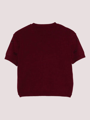 Pull maniche corte EFMA169 C FL060 /3029 ELISABETTA FRANCHI La Mia Bambina 