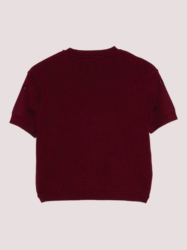 Pull maniche corte EFMA169 C FL060 /3029 ELISABETTA FRANCHI La Mia Bambina 