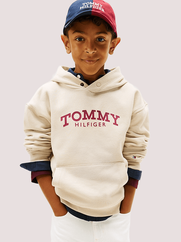 Felpa con cappuccio e logo Tommy Hilfiger KB0KB10028T /ABY TOMMY HILFIGER 