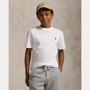 T-shirt in jersey di cotone con scollo a girocollo 323832904 /035 POLO RALPH LAUREN 