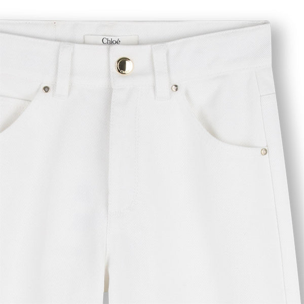 Pantalone con ricami floreale C20832 /117 CHLOE 