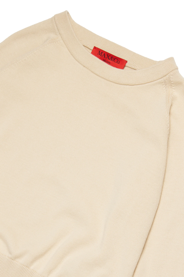 Pullover girocollo con logo MX0295 MX00X /MX105 MAX&CO KID 