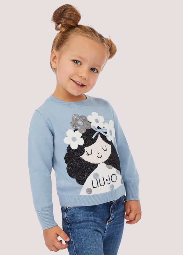 Maglia con stampa KF5057 MA12P /64010 LIU JO 