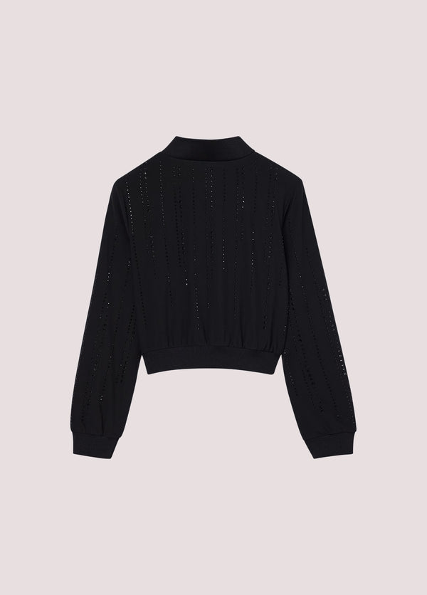 Giacca in tulle con strass GA6085 J4966 /T9347 LIU JO 