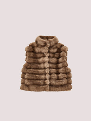 Gilet, bambina, logato.<BR/> 17F108 6032 /0009 MONNALISA 