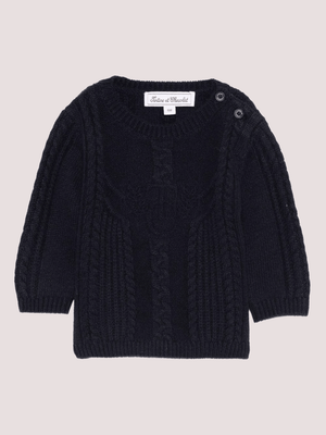 Maglione a trecce CB18071 /4 Tartine et Chocolat 