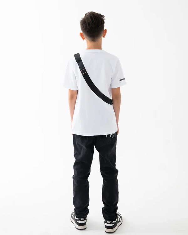 Mind trip crossbody reg t-shirt wht SPY1402 /WHITE SPRAYGROUND 