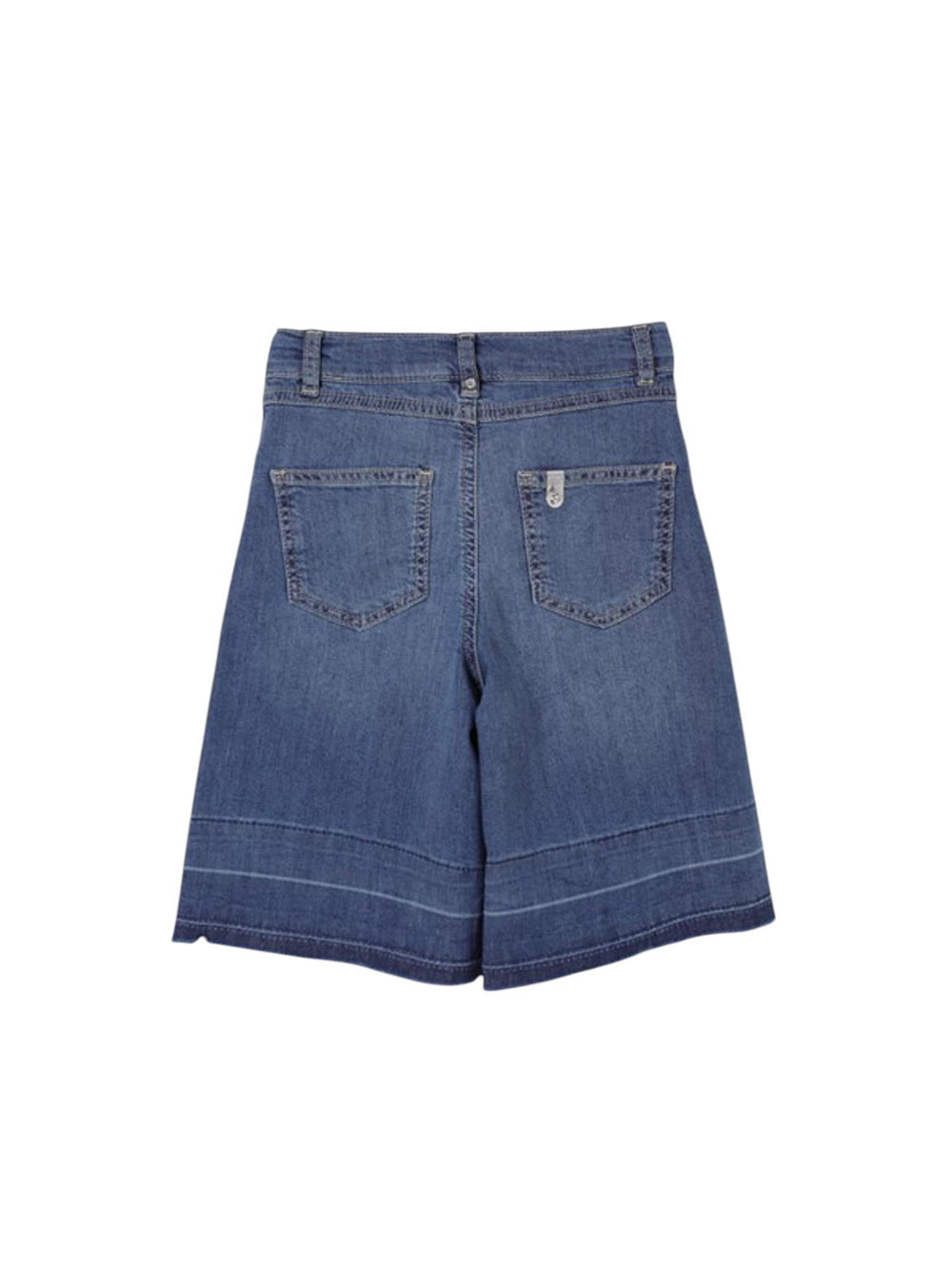 Bermuda bambina in denim blu lavaggio Empathy