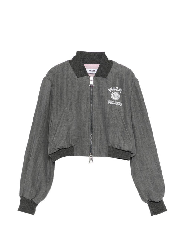 Giubbino con logo stampato S6MSJGBO309 /102 MSGM KIDS 