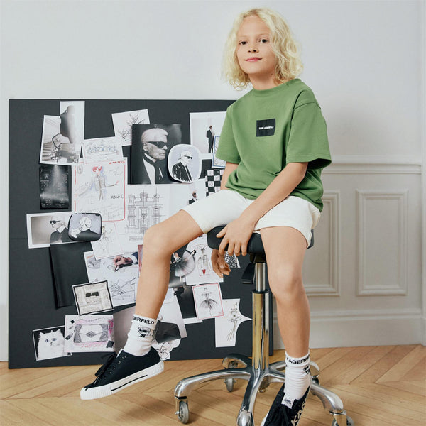 T--shirt con stampa Z31101 /68J KARL LAGERFELD 
