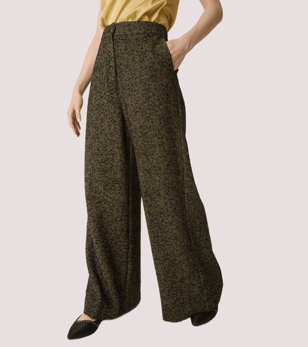 Pantaloni in cotone chevron con pinces 521SD25013 /529002-03 ALESSIA SANTI 