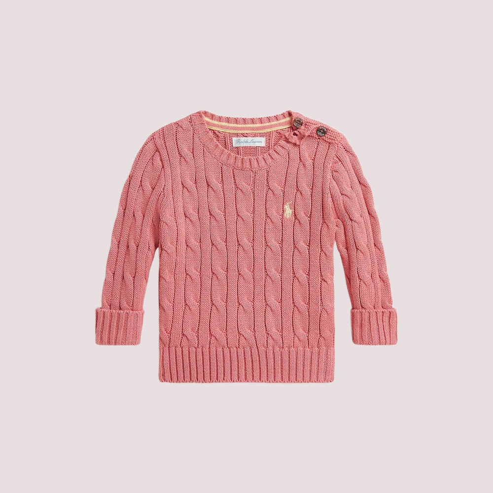 Maglione in cotone a trecce 320702674 /501 POLO RALPH LAUREN 