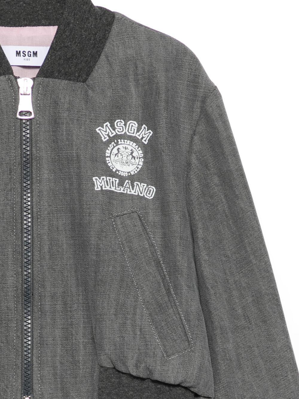Giubbino con logo stampato S6MSJGBO309 /102 MSGM KIDS 