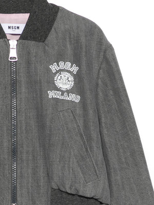 Giubbino con logo stampato S6MSJGBO309 /102 MSGM KIDS 